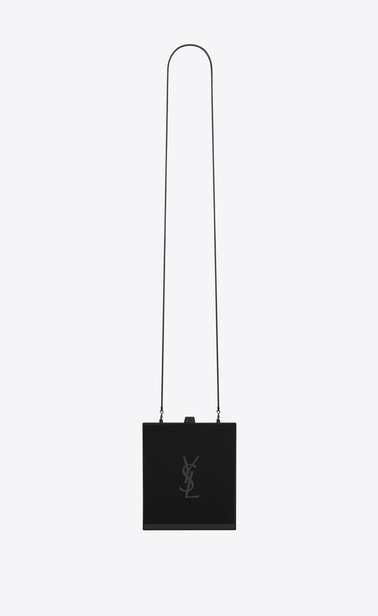 tuxedo box bag nera in plexiglass